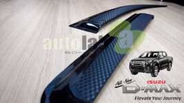 Isuzu D-Max ( Year-12 ) - Injection Door Visor ( Carbon ) - 3.jpg