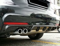 BMW F30 M sport M Performance carbon fiber diffuser 1.jpg