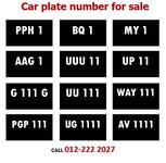 VERY SPECIAL CAR PLATE NUMBER