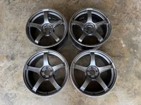 original rare Yokohama ADVAN Racing TC4 18x8.5jj offset +45 5H pcd 5x100 deep concave rim made in Japan