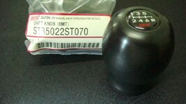 subaru sti 6 speed taflon gear knob.....jpg