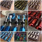 colourful wheel nut for sport rims